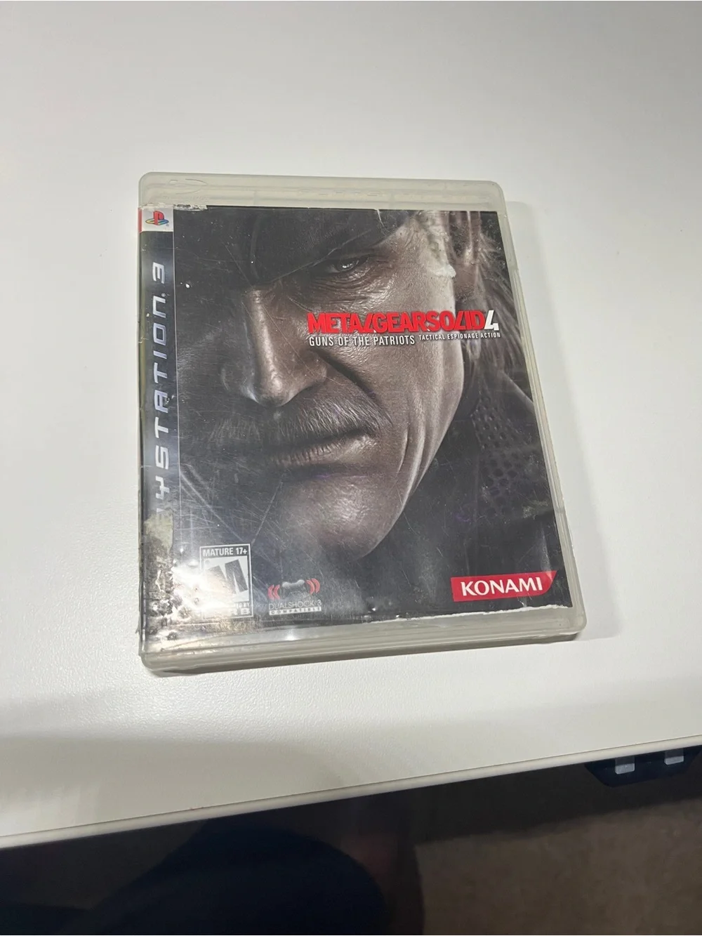 Sony PlayStation 3 Metal Gear Solid 4 Game Case - Gray/Cream Cover